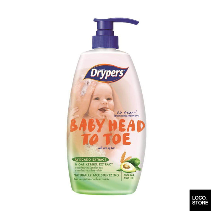 Drypers Baby Head to Toe 750ml Avo - Baby & Child
