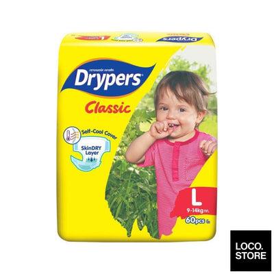 Drypers Classic L Mega 60s - Baby & Child