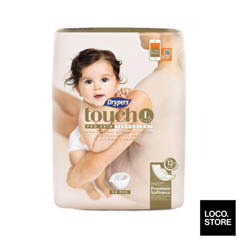 Drypers Touch L Mega 54s - Baby & Child