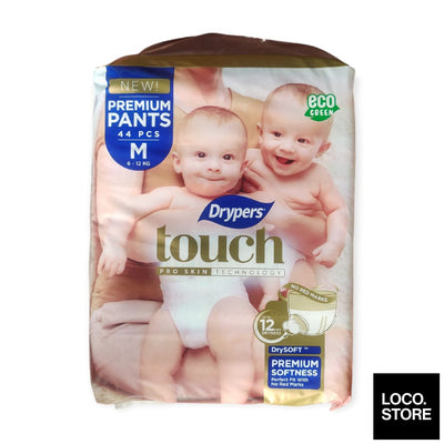 Drypers Touch Pants Mega Pack M44s - Baby & Kid - Diapers