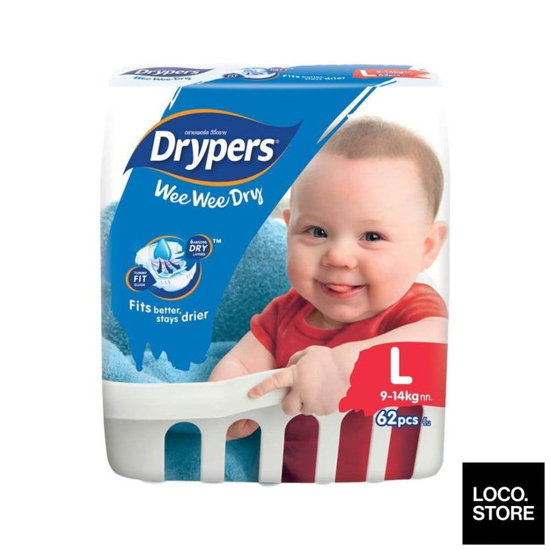 Drypers Wee Wee Dry L Mega 62s - Baby & Child
