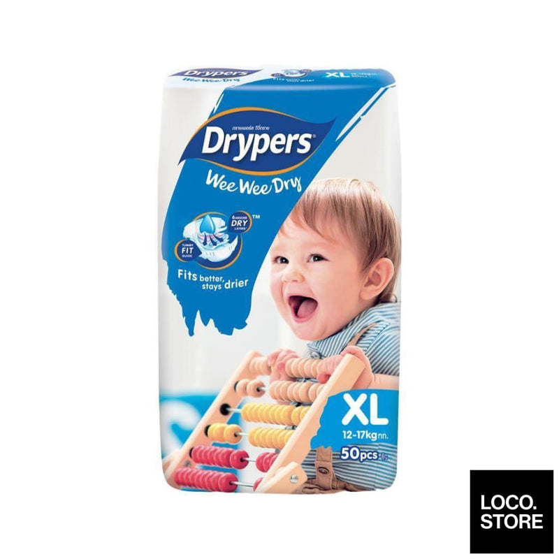 Drypers Wee Wee Dry XL Mega 50s - Baby & Child