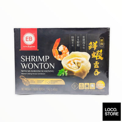 EB Shrimp Wonton with Mushroom Seasoning Soup 154g - Frozen 