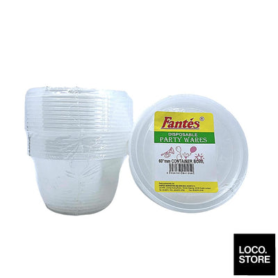 Fantes Disposable Containers 60Mm X 10S - Household