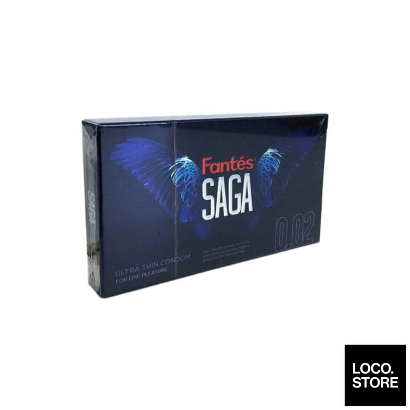 Fantes Saga Condom Ultra Thin 0.02 12 pieces - Health & 