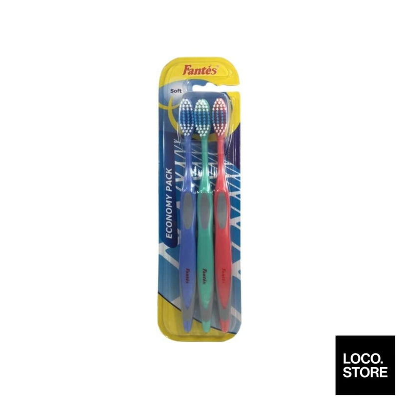 Fantes Toothbrush Economy Pack 3 toothbrushes - Oral Hygiene