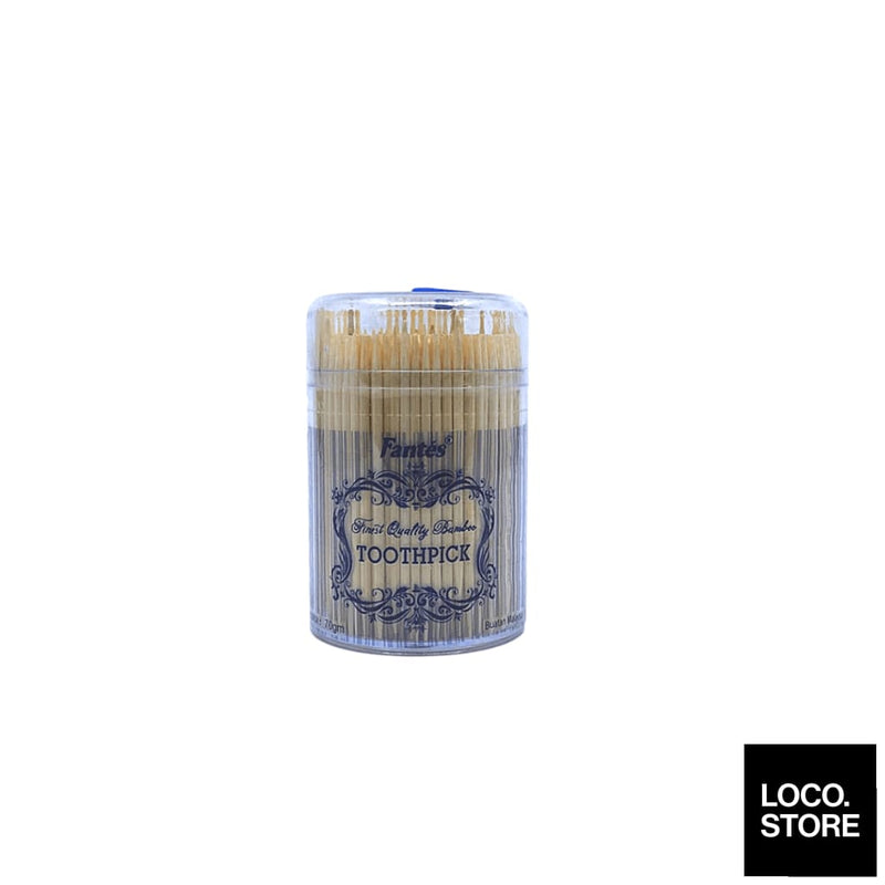 Fantes Toothpick Bamboo 70G Can - Oral Hygiene