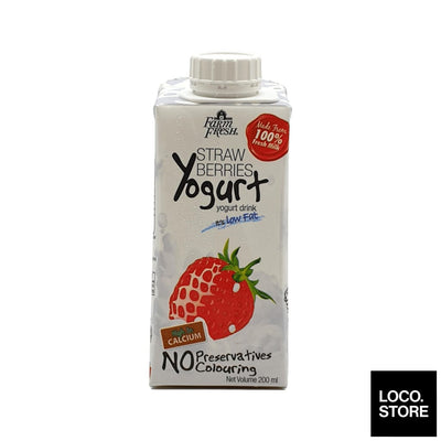 Farmfresh UHT Yogurt Strawberry 200ml - Dairy & Chilled