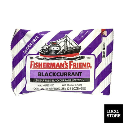 Fisherman Friend Sugarfree Blackcurrant 25G - Biscuits Chocs