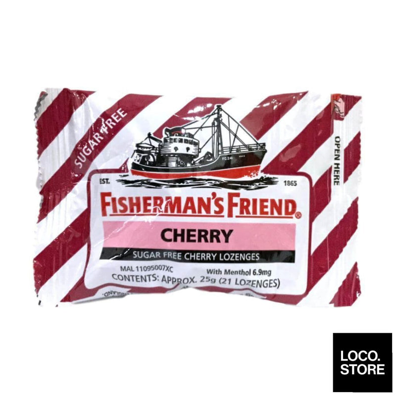 Fisherman Friend Sugarfree Cherry 25G - Biscuits Chocs & 