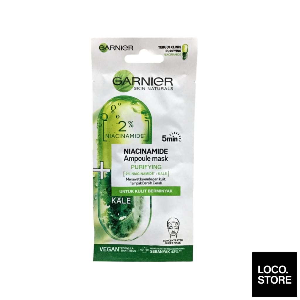 Garnier 5 Min Ampoule Mask Kale - Facial Care