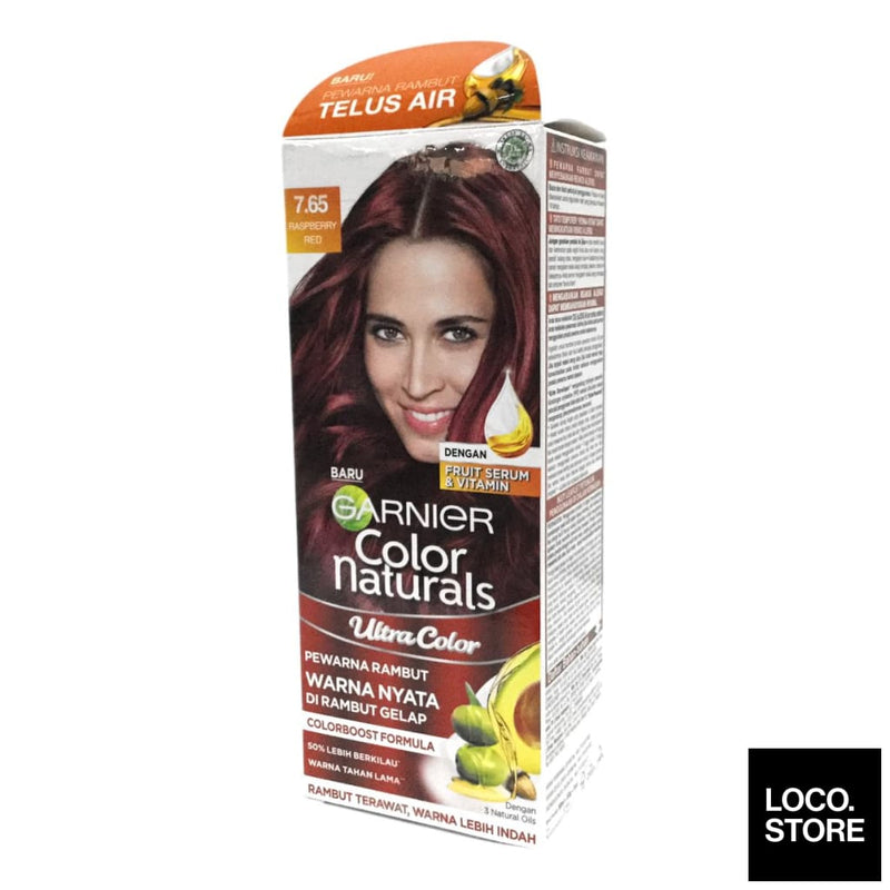 Garnier Color Naturals Hair Ultra Color 7.65 Raspberry Red -