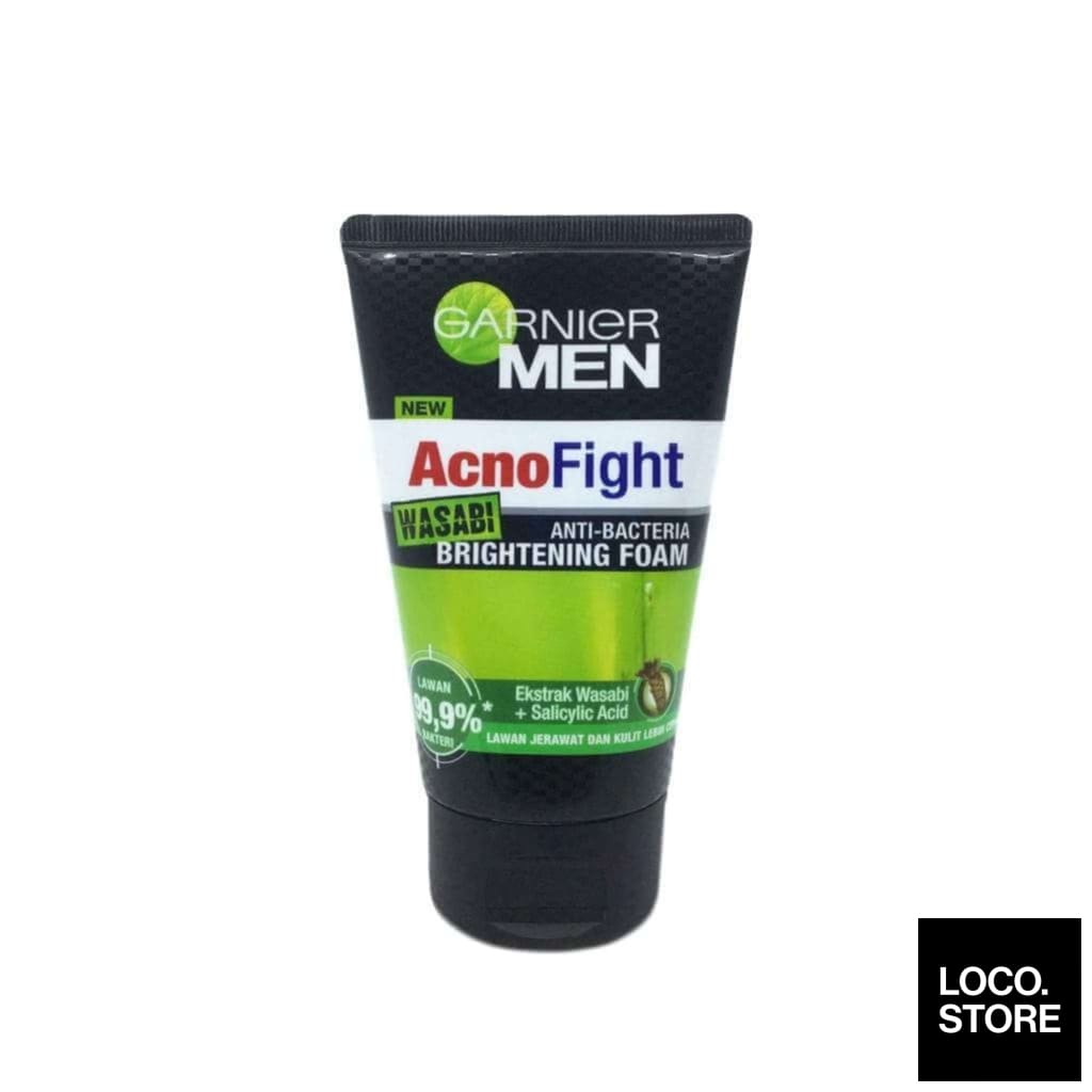 Garnier Men Acno Fight Wasabi Foam 100ml - Facial Care