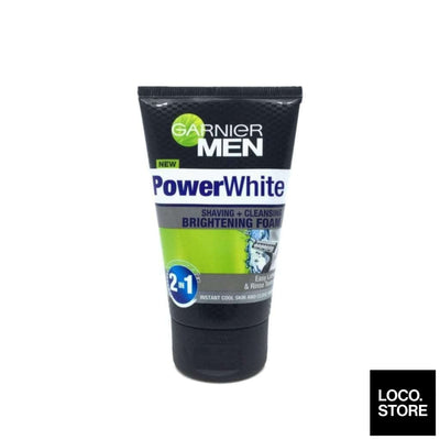 Garnier Men Power White Shave + Foam 100ml - Facial Care