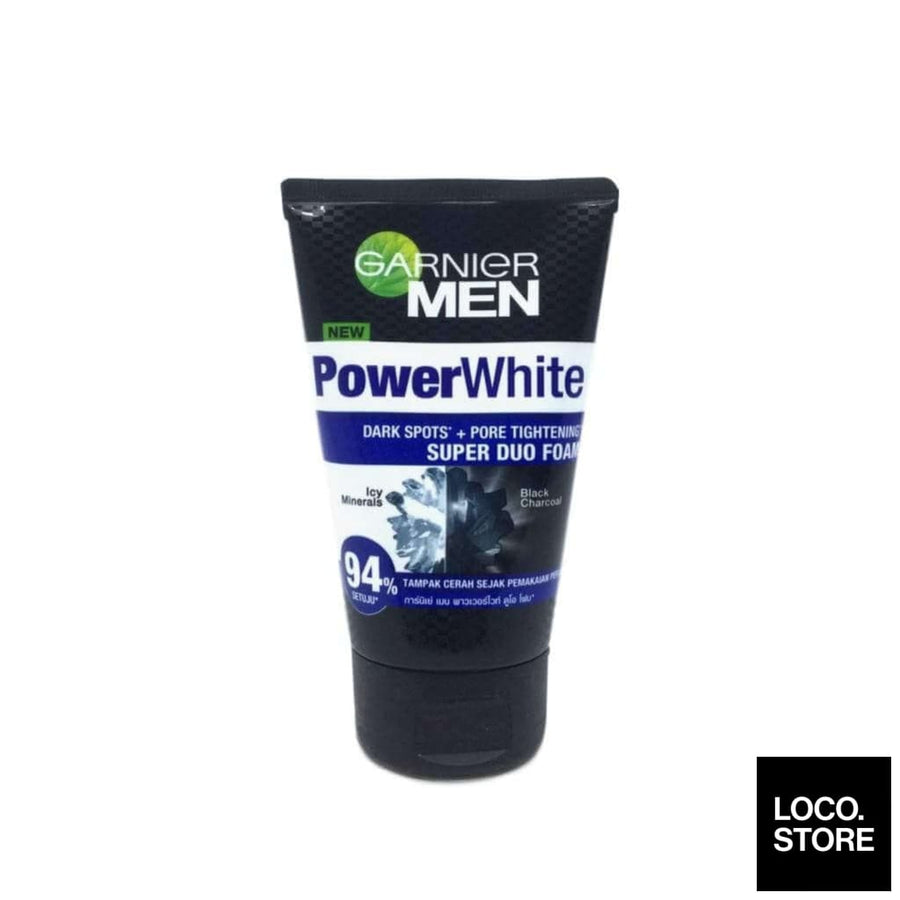 Garnier Men Power White Super Duo Foam 100ml - Facial Care