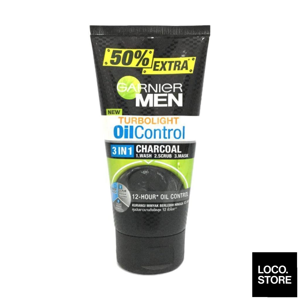 Garnier Men TLOC 3-1 Int Charcoal Foam 150ml - Facial Care