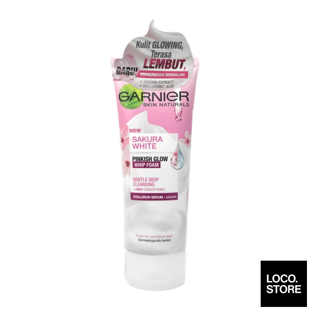 Garnier Sakura White Pinkish Glow Whip Foam Gentle Deep