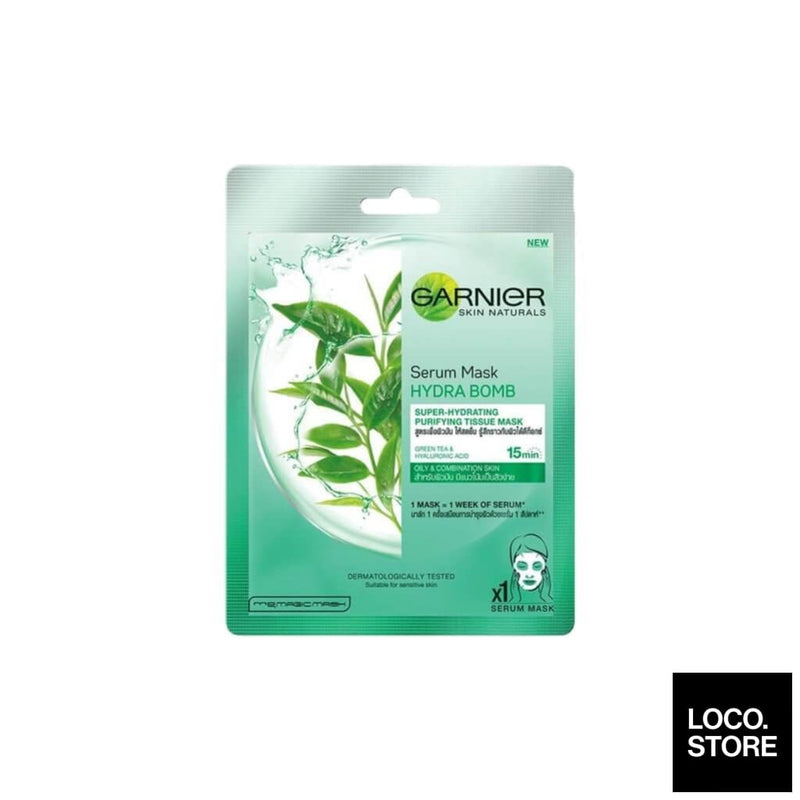 Garnier Skin Natural Hydrabomb Green Tea Serum Mask - Facial