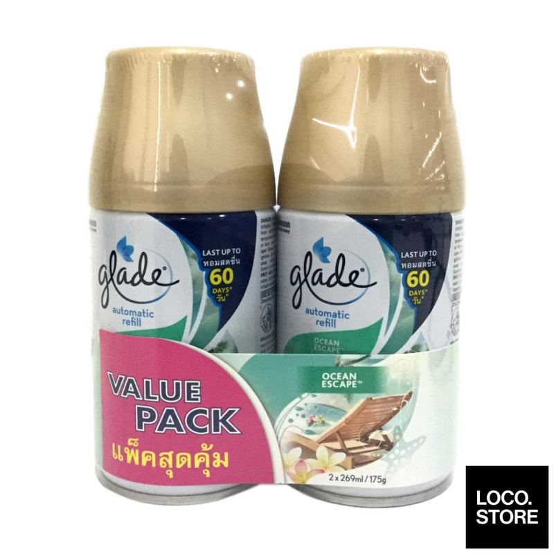 Glade Autospray Ocean Escape Refill (Twin Pack) 175g X 2 -