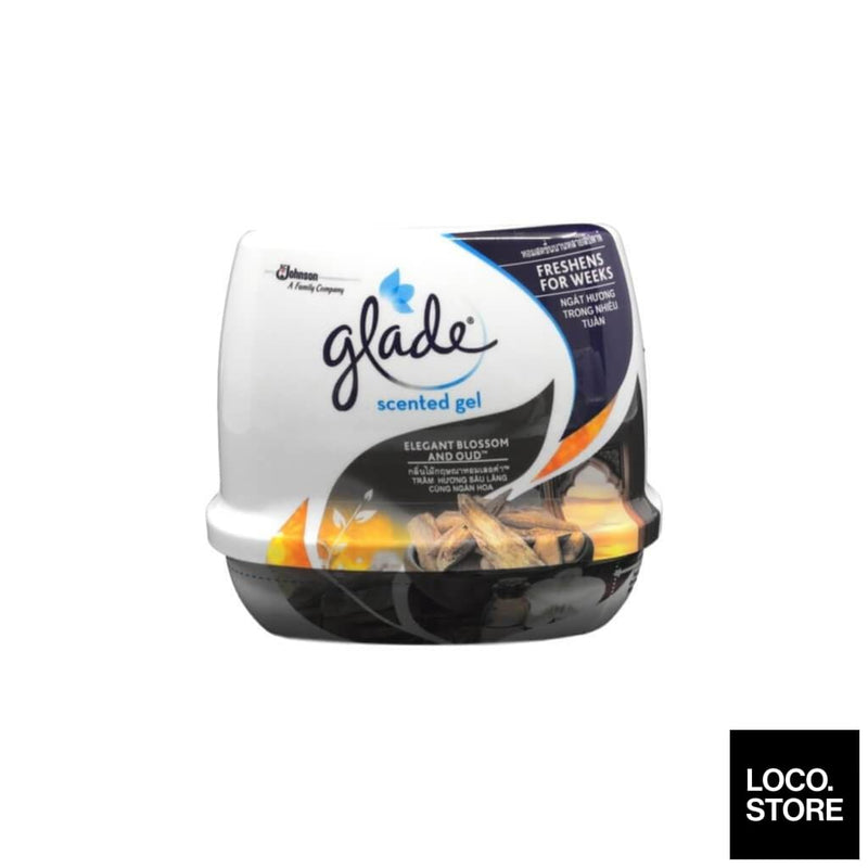 Glade Scented Gel Ele Blossom & Oud 180g - Household