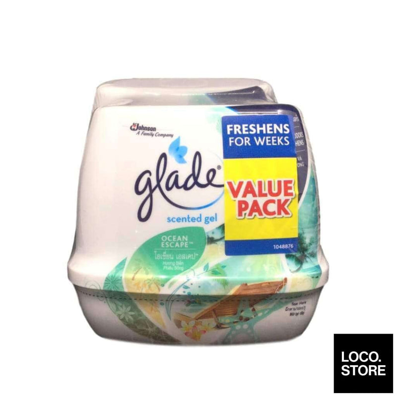 Glade Scented Gel Ocean Escape (Twin Pack) 180g X 2 - 