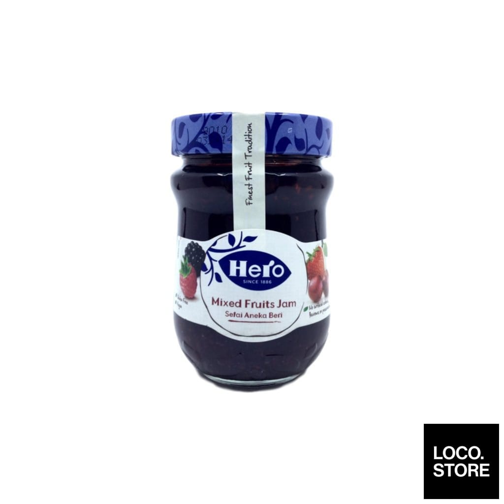 Hero Jam Mixed Fruit 340G - Spreads & Sweeteners