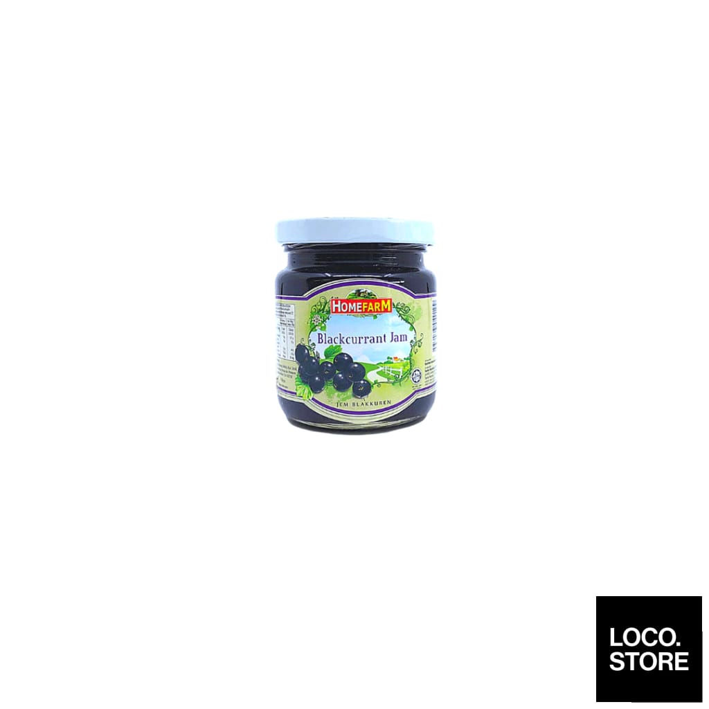 Homefarm Jam 240G Blackcurrant - Spreads & Sweeteners