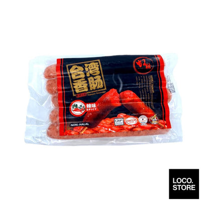 Hong Qiao Taiwan Sausage Spicy 250g - Frozen Foods