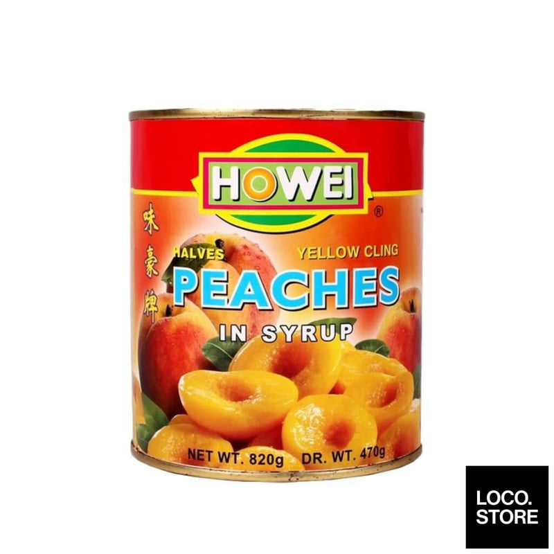 Howei Peach Halves 820g - Pantry