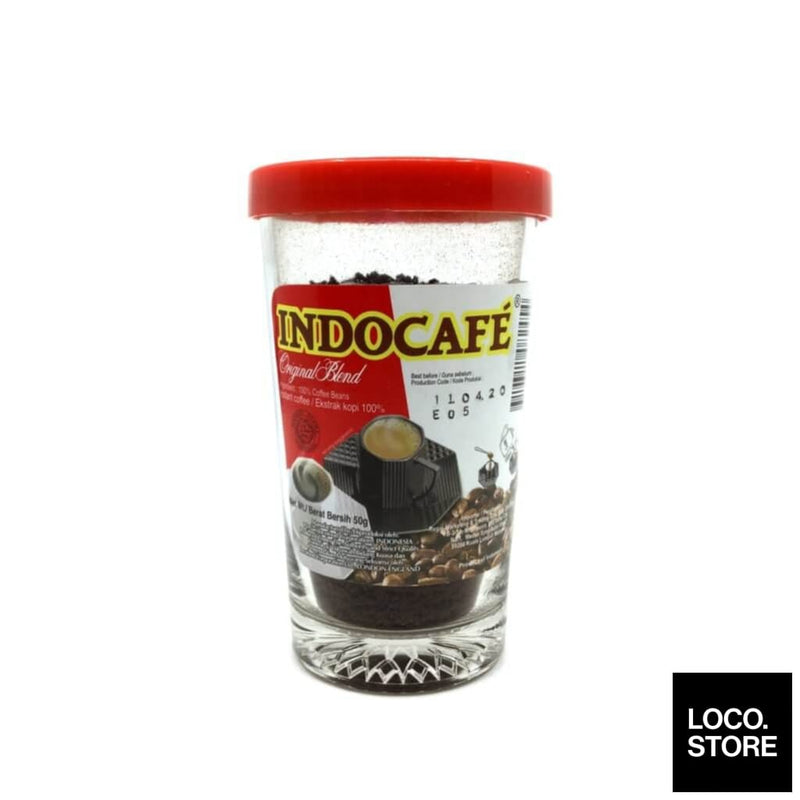 Indocafe Instant Coffee Original Blend 50g (Tumbler) - 