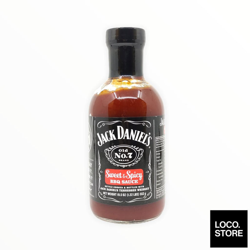 Jack Daniels Sweet & Spicy BBQ Sauce 553ml - Cooking & 