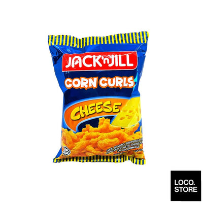 Jack N Jill Corn Curls Cheese 80g - Snacks