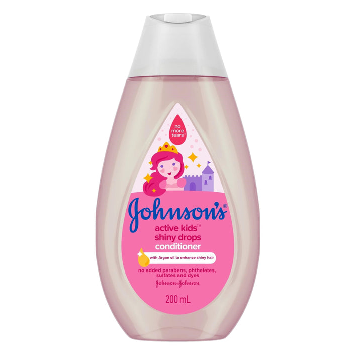 Johnsons Active Kids Shiny Drops Conditioner 200ml - Baby & 