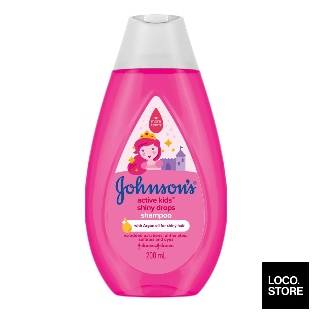 Johnsons Active Kids Shiny Drops Shampoo 200ml - Baby & 