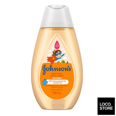 Johnsons Active Kids Soft & Smooth Shampoo 100ml - Baby & 