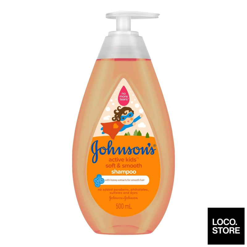 Johnsons Active Kids Soft & Smooth Shampoo 500ml - Baby & 