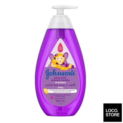 Johnsons Active Kids Strong & Healthy Shampoo 500ml - Baby &