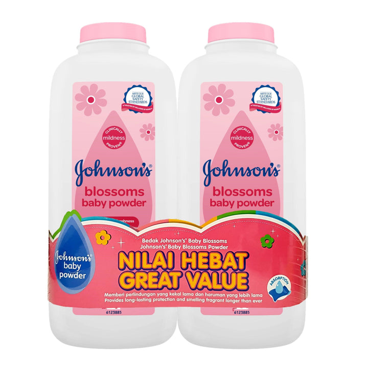 Johnsons Baby Blossoms Powder 500G Twin Pack - Baby & Child
