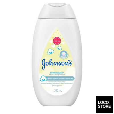 Johnsons Baby Cotton Touch Face Body Lotion 200ml - Baby & 