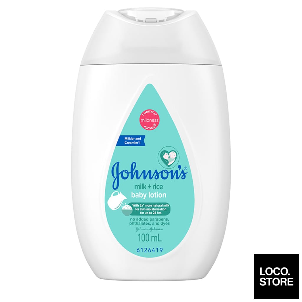 Johnsons Baby Lotion Milk + Rice 100ml - Baby & Child