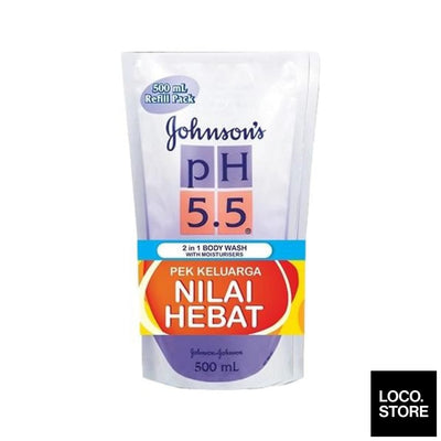 Johnsons PH5.5 2In1 Body Wash 500ml Twin Pack - Bath & Body