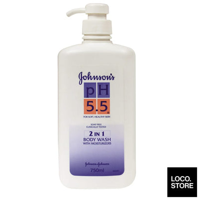 Johnsons PH5.5 2In1 Body Wash 750ml - Bath & Body