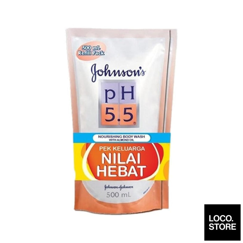 Johnsons PH5.5 Nourishing Body Wash With Almond Oil 500ml 