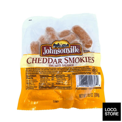 Johnsonville Little Smokies Pork Sausages Cheddar 200g - 