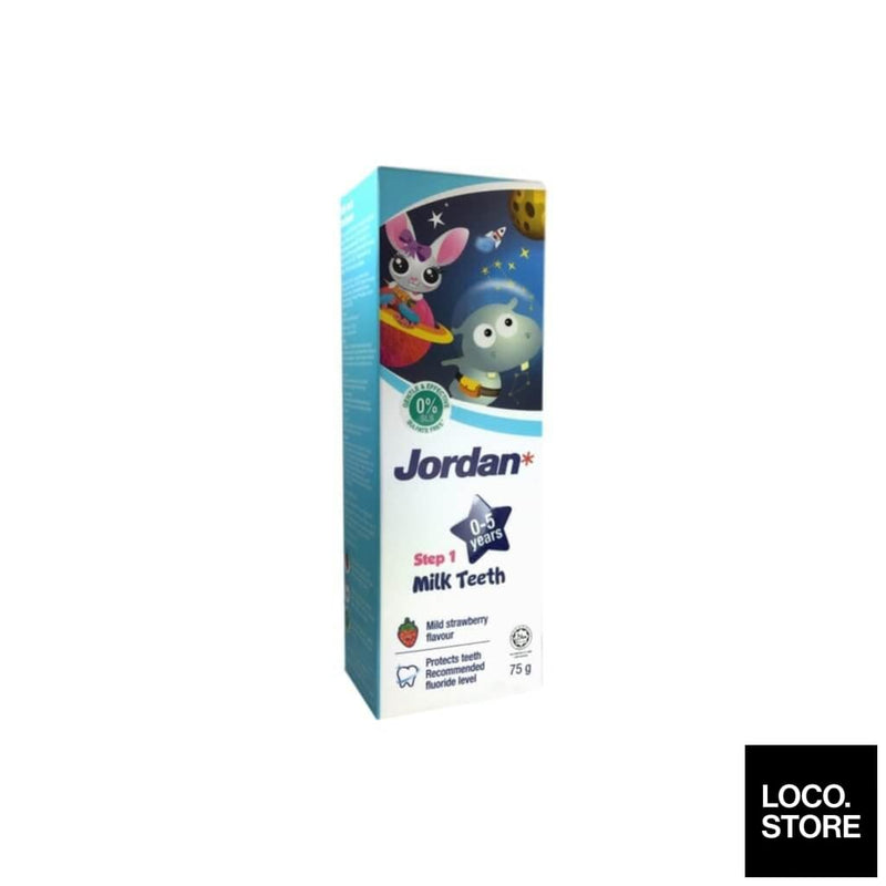 Jordan Toothpaste Step 1 (0-5) 75g - Oral Hygiene