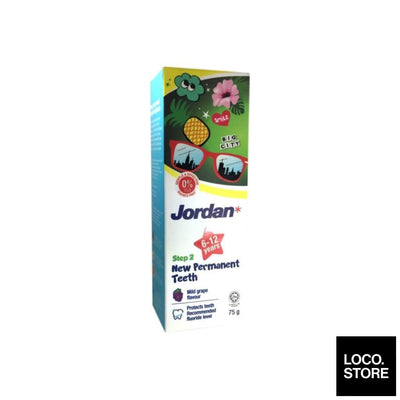 Jordan Toothpaste Step 2 (6-12) 75g - Oral Hygiene