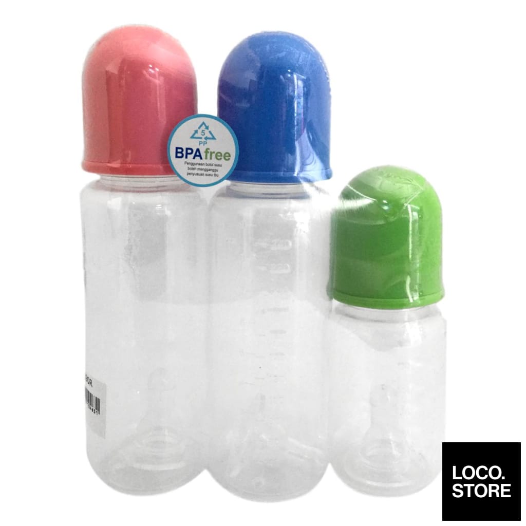 Joybaby Feeding Bottle Value Pack Round 240mlx2 + 120ml - 