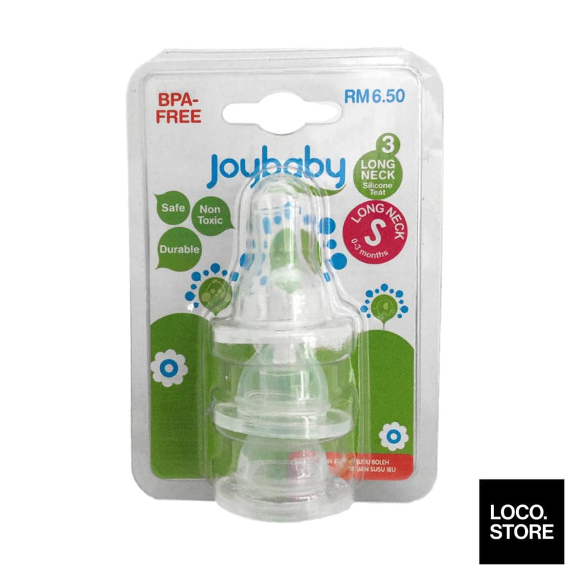 Joybaby Silicone Teat Long Neck 3S Various Sizes - Baby & 