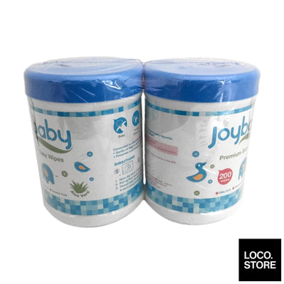 Joybaby Wet Wipes 200S Canister Twin Pack - Baby & Child