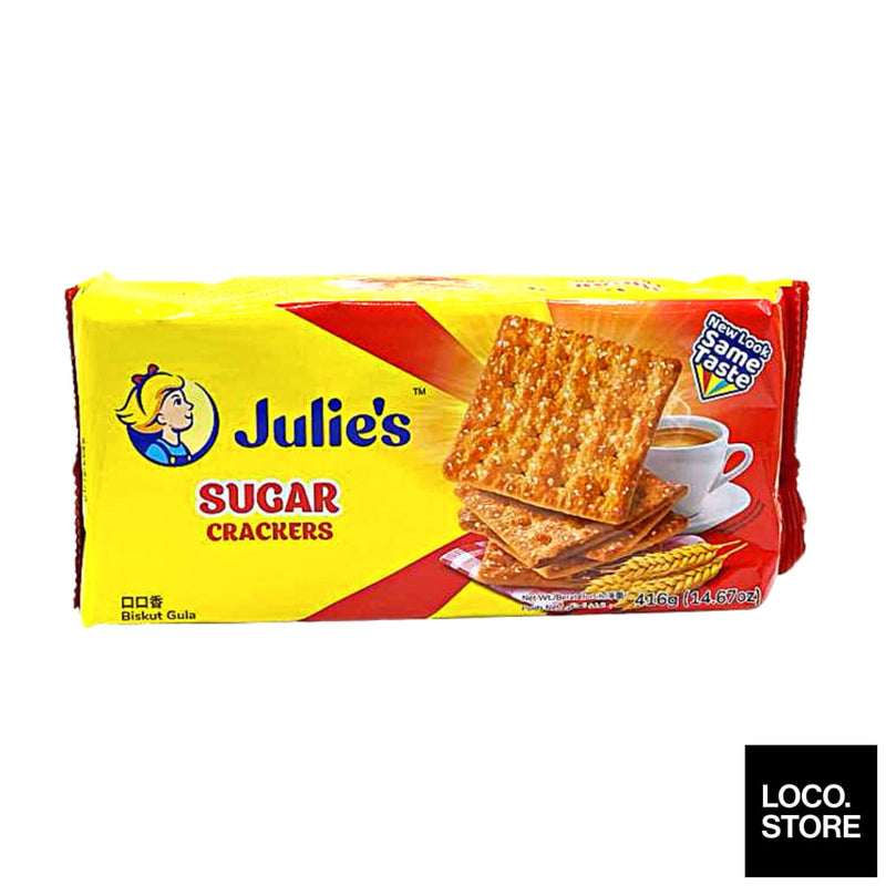 Julies Sugar Crackers 416g - Biscuits Chocs & Sweets